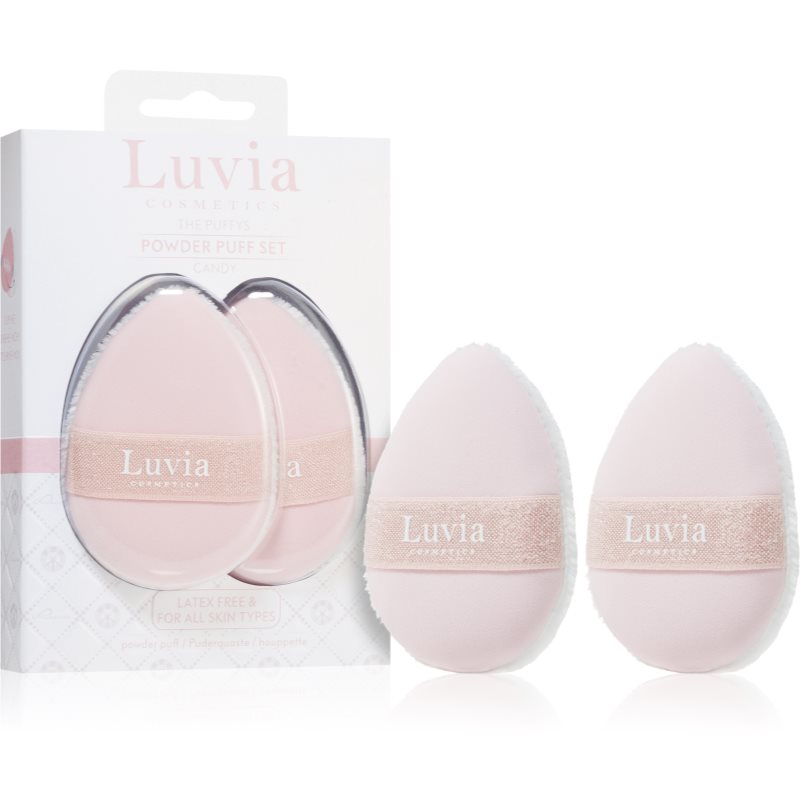 Luvia Cosmetics The Puffys Powder Puff Set puffni Candy 2 db