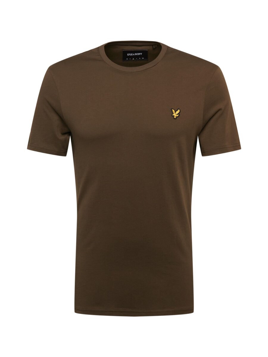 Lyle & Scott Póló  csokoládé / sárga / fekete-hu