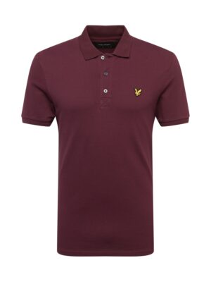 Lyle & Scott Póló  sárga / burgundi vörös-hu