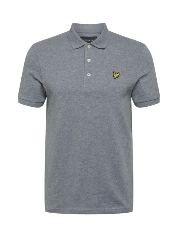 Lyle & Scott Póló  sárga / szürke melír / fekete-hu