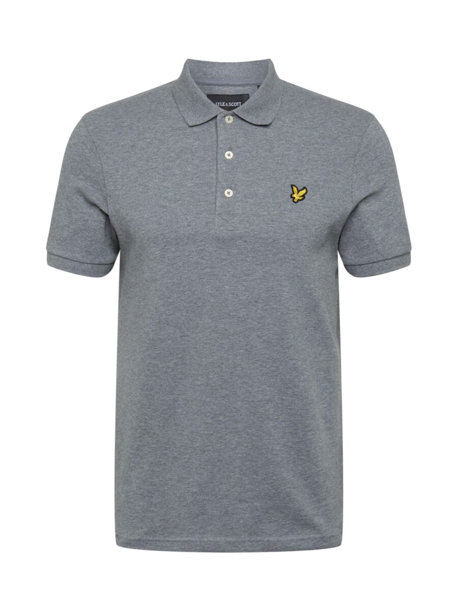 Lyle & Scott Póló  sárga / szürke melír / fekete-hu