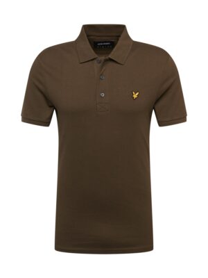 Lyle & Scott Póló  sötét barna / sárga-hu