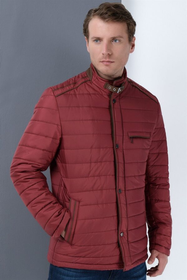 M8610 DEWBERRY SLIM FIT COAT-BURGUNDY