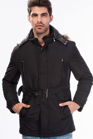 M8633 DEWBERRY MEN'S COAT-BLACK