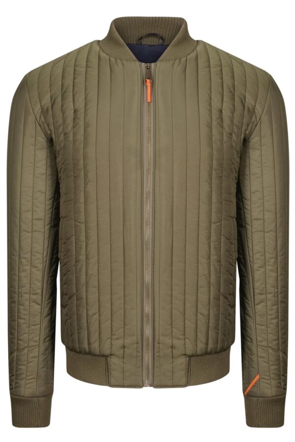 M8643 ÉBRENY FÉRFI KABÁT-EGYENES KHAKI