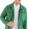 M8646 DEWBERRY MEN'S SLIM COAT-GREEN