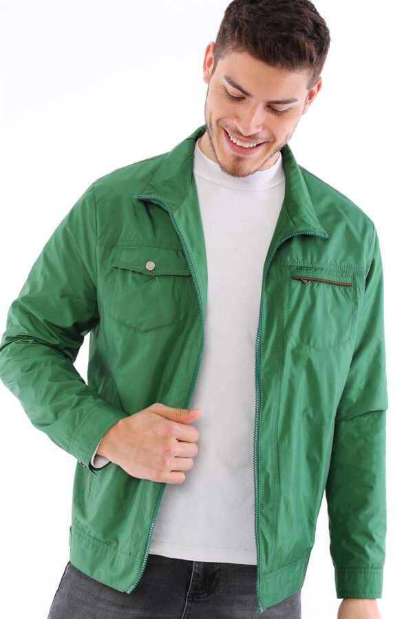 M8646 DEWBERRY MEN'S SLIM COAT-GREEN