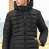 M8658 DEWBERRY MEN'S COAT-DARK BLACK
