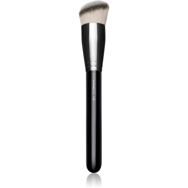 MAC Cosmetics Brush 170 Synthetic Rounded Slant Brush ferde kabuki ecset 1 db-Ár