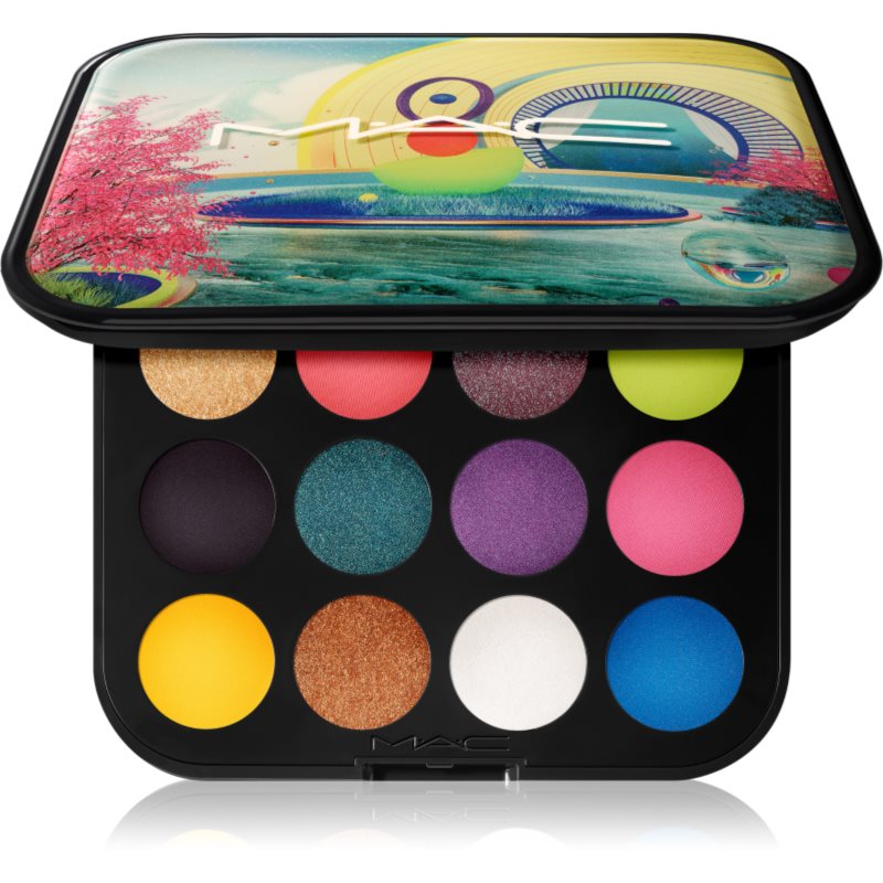 MAC Cosmetics Connect In Colour Eye Shadow Palette 12 shades szemhéjfesték paletta árnyalat Hi-Fi Colour 12