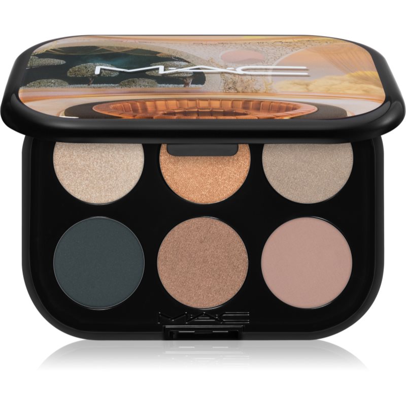MAC Cosmetics Connect In Colour Eye Shadow Palette 6 shades szemhéjfesték paletta árnyalat Bronze Influence 6