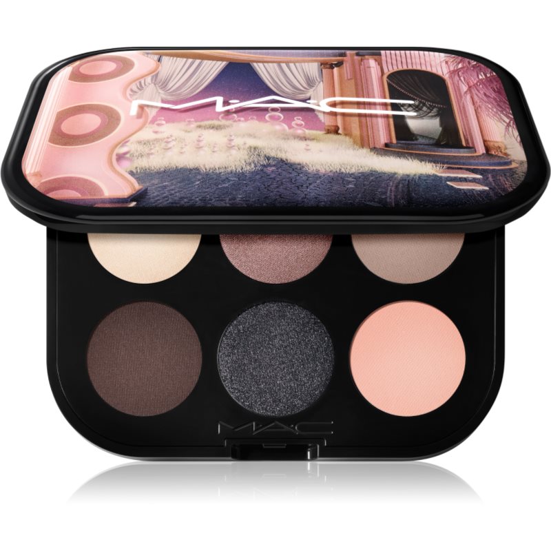 MAC Cosmetics Connect In Colour Eye Shadow Palette 6 shades szemhéjfesték paletta árnyalat Encrypted Kryptonite 6