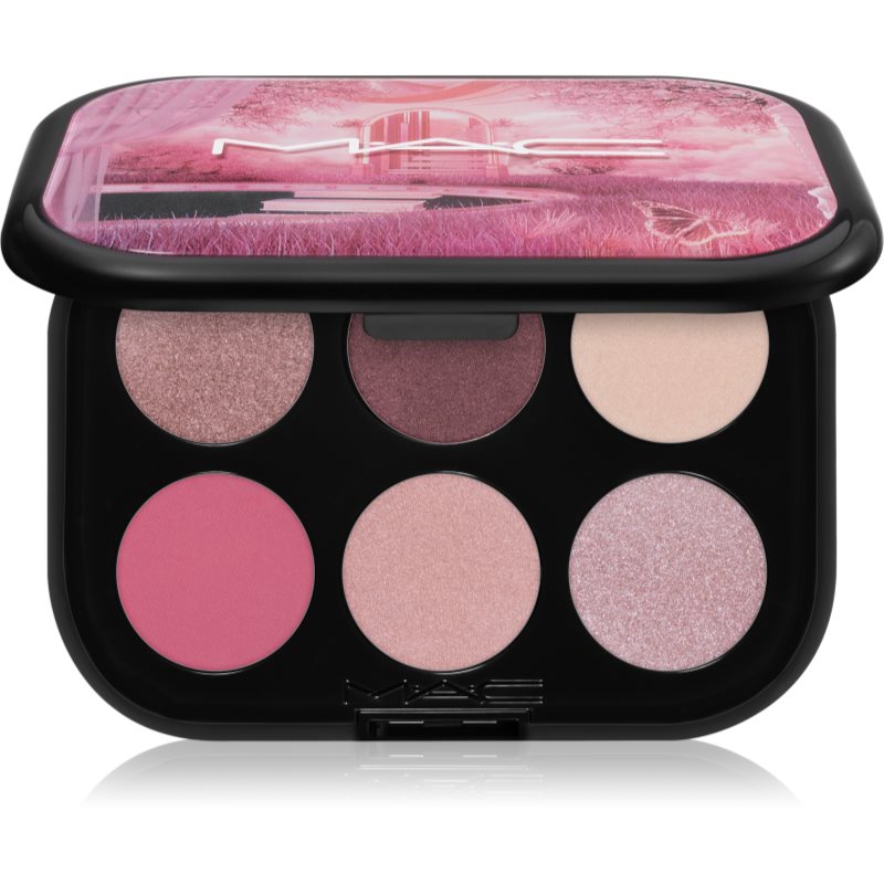 MAC Cosmetics Connect In Colour Eye Shadow Palette 6 shades szemhéjfesték paletta árnyalat Rose Lens 6