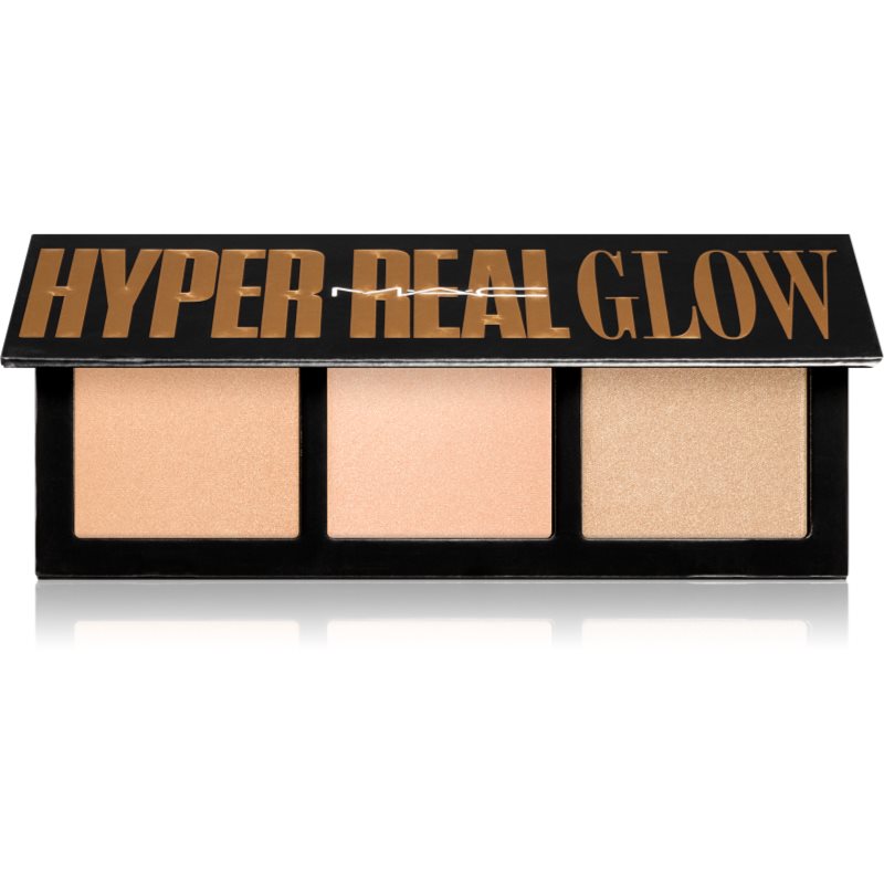 MAC Cosmetics Hyper Real Glow Palette bőrvilágosító paletta árnyalat Shimmy Peach 13.5 g-ár