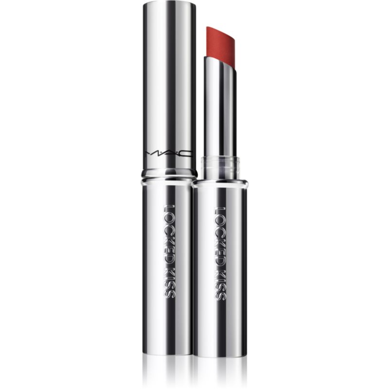 MAC Cosmetics Locked Kiss 24h Lipstick Ultra matt hosszantrató rúzs árnyalat Extra Chili 1