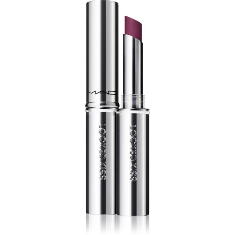 MAC Cosmetics Locked Kiss 24h Lipstick Ultra matt hosszantrató rúzs árnyalat Rein 1.8 g