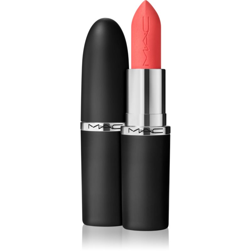 MAC Cosmetics MACximal Silky Matte Lipstick mattító rúzs árnyalat Flamingo 3