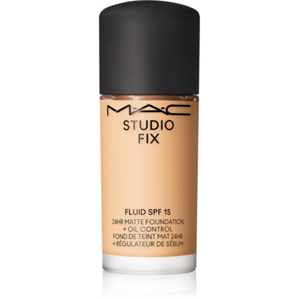 MAC Cosmetics Mini Studio Fix Fluid SPF 15 24HR Matte Foundation + Oil Control mattító alapozó SPF 15 árnyalat NC15 15 ml-Ár