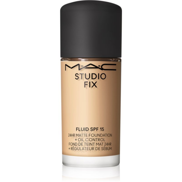 MAC Cosmetics Mini Studio Fix Fluid SPF 15 24HR Matte Foundation + Oil Control mattító alapozó SPF 15 árnyalat NC17 15 ml-Ár