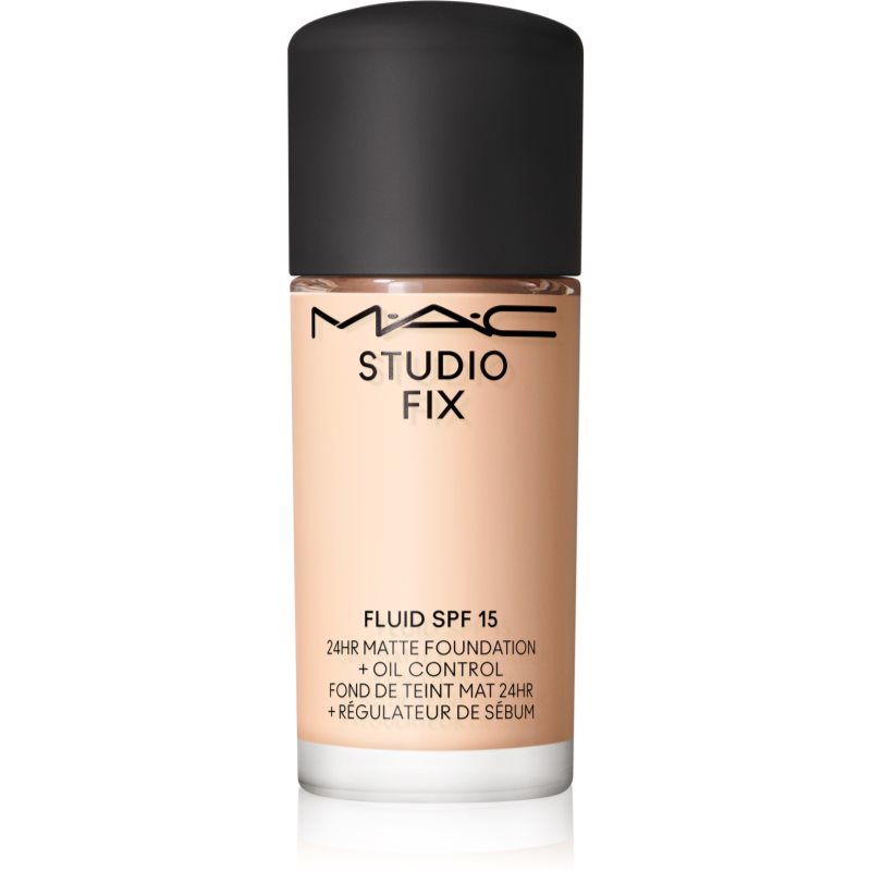 MAC Cosmetics Mini Studio Fix Fluid SPF 15 24HR Matte Foundation + Oil Control mattító alapozó SPF 15 árnyalat NW10 15 ml-Ár
