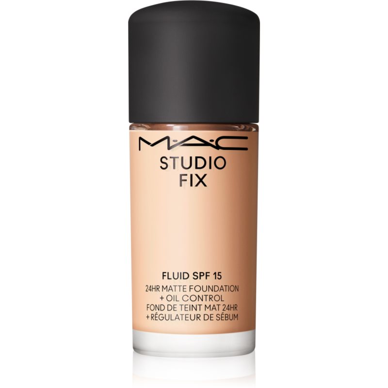 MAC Cosmetics Mini Studio Fix Fluid SPF 15 24HR Matte Foundation + Oil Control mattító alapozó SPF 15 árnyalat NW13 15 ml-Ár