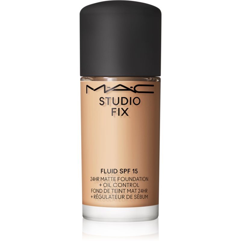 MAC Cosmetics Mini Studio Fix Fluid SPF 15 24HR Matte Foundation + Oil Control mattító alapozó SPF 15 árnyalat NW15 15 ml-Ár