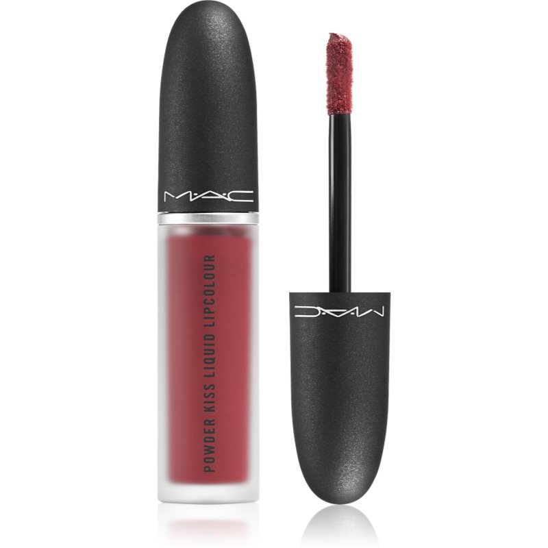 MAC Cosmetics Powder Kiss Liquid Lipcolour mattító folyékony rúzs árnyalat Fashion Emergency 5 ml-Ár
