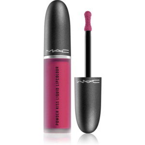 MAC Cosmetics Powder Kiss Liquid Lipcolour mattító folyékony rúzs árnyalat Make it Fashun! 5 ml-Ár