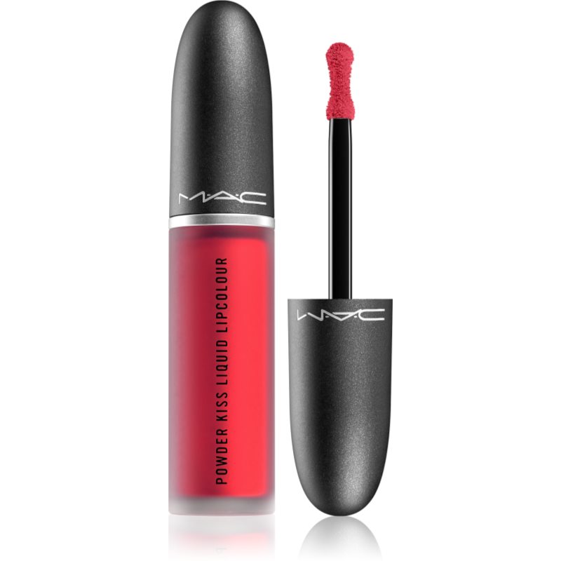 MAC Cosmetics Powder Kiss Liquid Lipcolour mattító folyékony rúzs árnyalat M·A·Csmash 5 ml-Ár