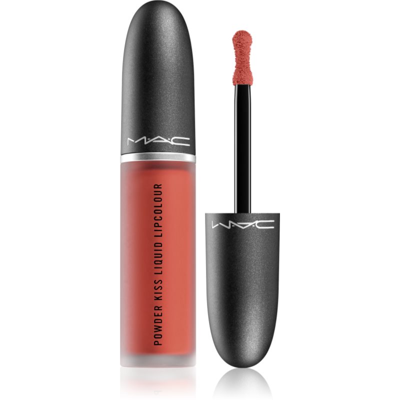 MAC Cosmetics Powder Kiss Liquid Lipcolour mattító folyékony rúzs árnyalat Sorry not Sorry 5 ml-Ár