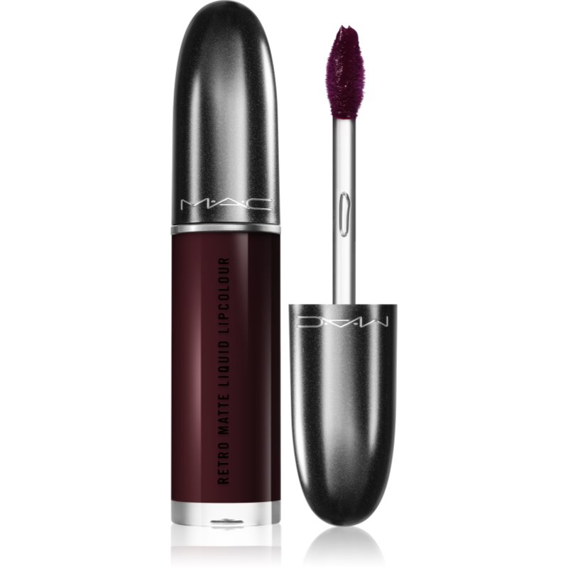 MAC Cosmetics Retro Matte Liquid Lipcolour mattító folyékony rúzs árnyalat High Drama 5 ml-Eredeti