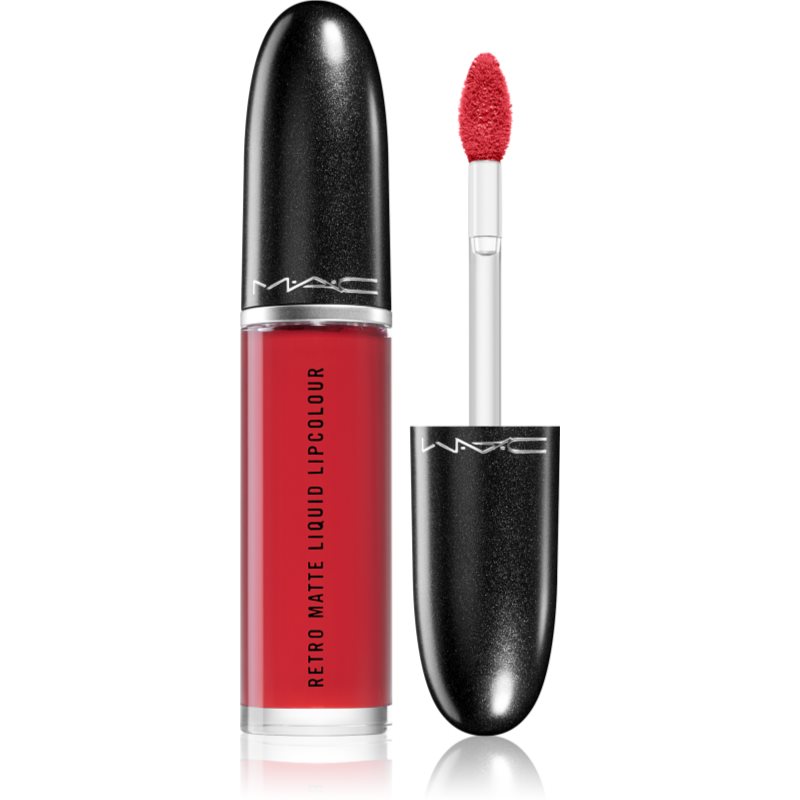 MAC Cosmetics Retro Matte Liquid Lipcolour mattító folyékony rúzs árnyalat Ruby Phew! 5 ml-Ár