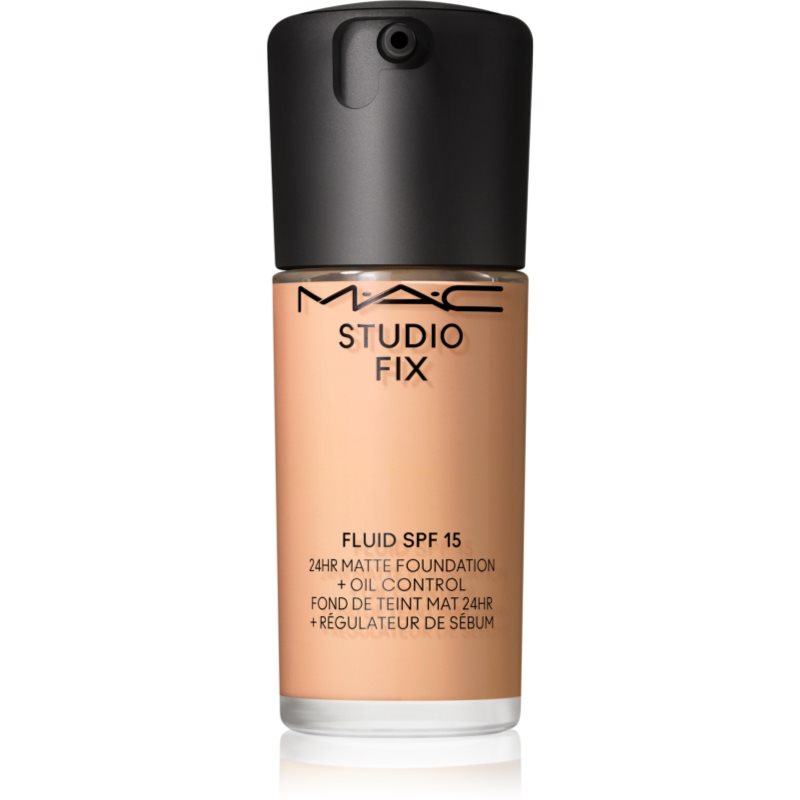 MAC Cosmetics Studio Fix Fluid SPF 15 24HR Matte Foundation + Oil Control mattító alapozó SPF 15 árnyalat N6 30 ml-Ár