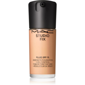 MAC Cosmetics Studio Fix Fluid SPF 15 24HR Matte Foundation + Oil Control mattító alapozó SPF 15 árnyalat N6.5 30 ml-Ár