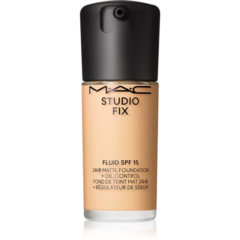 MAC Cosmetics Studio Fix Fluid SPF 15 24HR Matte Foundation + Oil Control mattító alapozó SPF 15 árnyalat NC15 30 ml-Ár