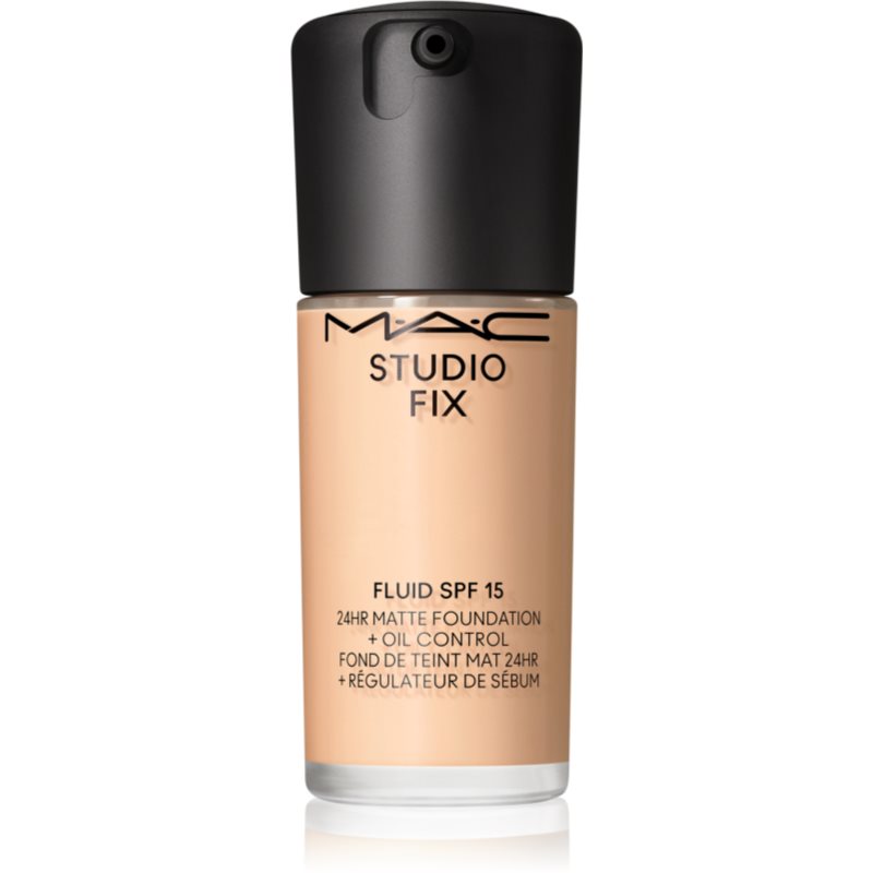 MAC Cosmetics Studio Fix Fluid SPF 15 24HR Matte Foundation + Oil Control mattító alapozó SPF 15 árnyalat NC16 30 ml-Ár