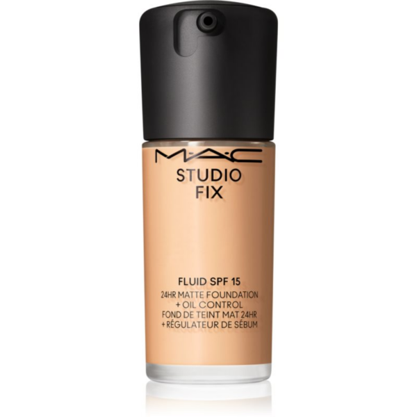 MAC Cosmetics Studio Fix Fluid SPF 15 24HR Matte Foundation + Oil Control mattító alapozó SPF 15 árnyalat NC17 30 ml-Ár