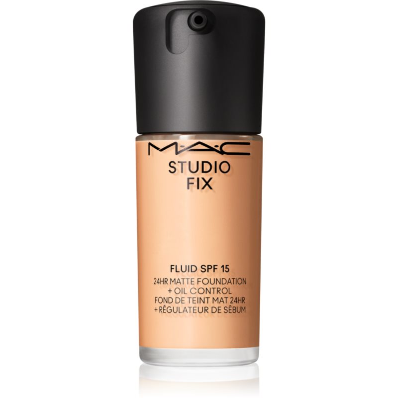 MAC Cosmetics Studio Fix Fluid SPF 15 24HR Matte Foundation + Oil Control mattító alapozó SPF 15 árnyalat NC18 30 ml-Ár
