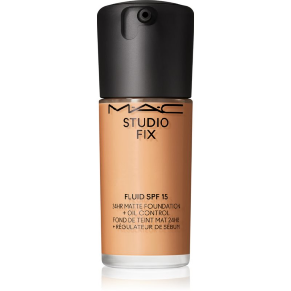 MAC Cosmetics Studio Fix Fluid SPF 15 24HR Matte Foundation + Oil Control mattító alapozó SPF 15 árnyalat NC40 30 ml-Ár