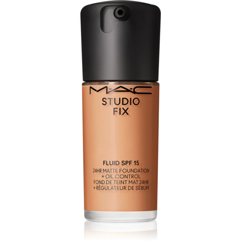 MAC Cosmetics Studio Fix Fluid SPF 15 24HR Matte Foundation + Oil Control mattító alapozó SPF 15 árnyalat NC44.5 30 ml-Ár