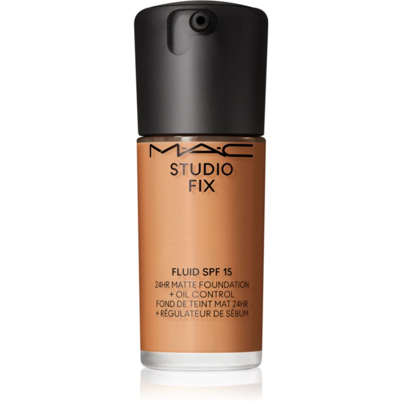 MAC Cosmetics Studio Fix Fluid SPF 15 24HR Matte Foundation + Oil Control mattító alapozó SPF 15 árnyalat NC45 30 ml-Ár