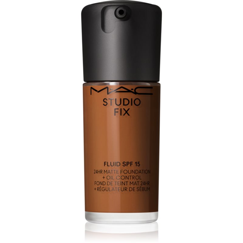 MAC Cosmetics Studio Fix Fluid SPF 15 24HR Matte Foundation + Oil Control mattító alapozó SPF 15 árnyalat NW47 30 ml-Ár