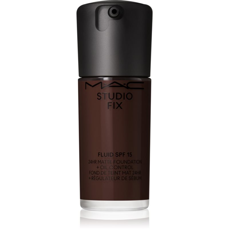 MAC Cosmetics Studio Fix Fluid SPF 15 24HR Matte Foundation + Oil Control mattító alapozó SPF 15 árnyalat NW65 30 ml-ár