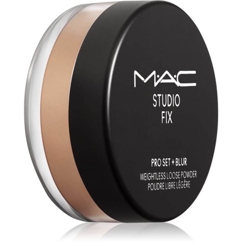 MAC Cosmetics Studio Fix Pro Set + Blur Weightless Loose Powder mattító fixáló púder árnyalat Dark 6