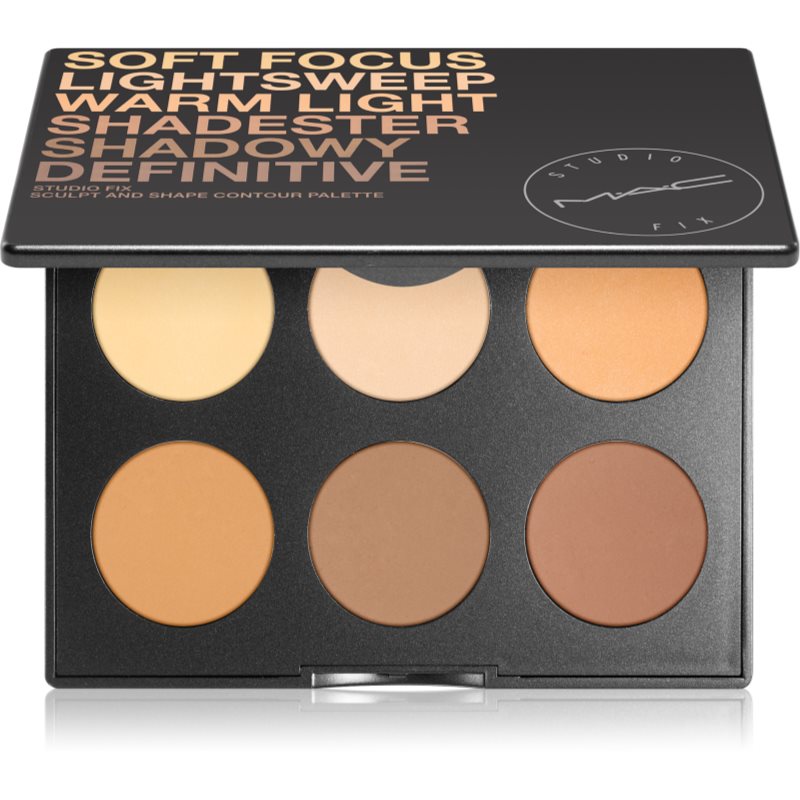 MAC Cosmetics Studio Fix Sculpt and Shape Contour Palette Púderes highlight és kontúr paletta Medium Dark / Dark 14.4 g-Ár