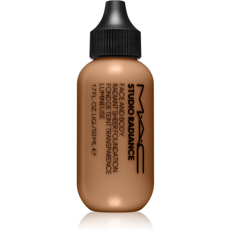 MAC Cosmetics Studio Radiance Face and Body Radiant Sheer Foundation könnyű alapozó arcra és testre árnyalat N5 50 ml-Ár