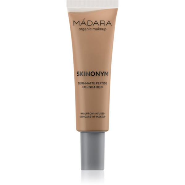 MÁDARA Skinonym Semi-Matte Peptide tartós alapozó peptidekkel árnyalat #65 Warm Tan 30 ml-Ár