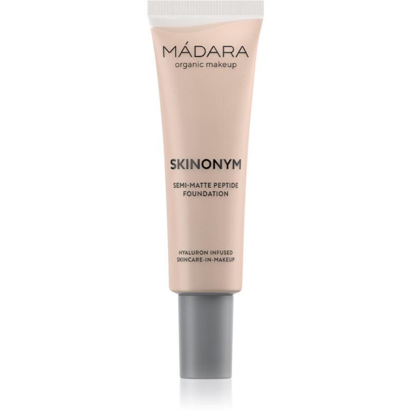MÁDARA Skinonym Semi-Matte Peptide tartós alapozó peptidekkel árnyalat Ivory 20 30 ml-Ár