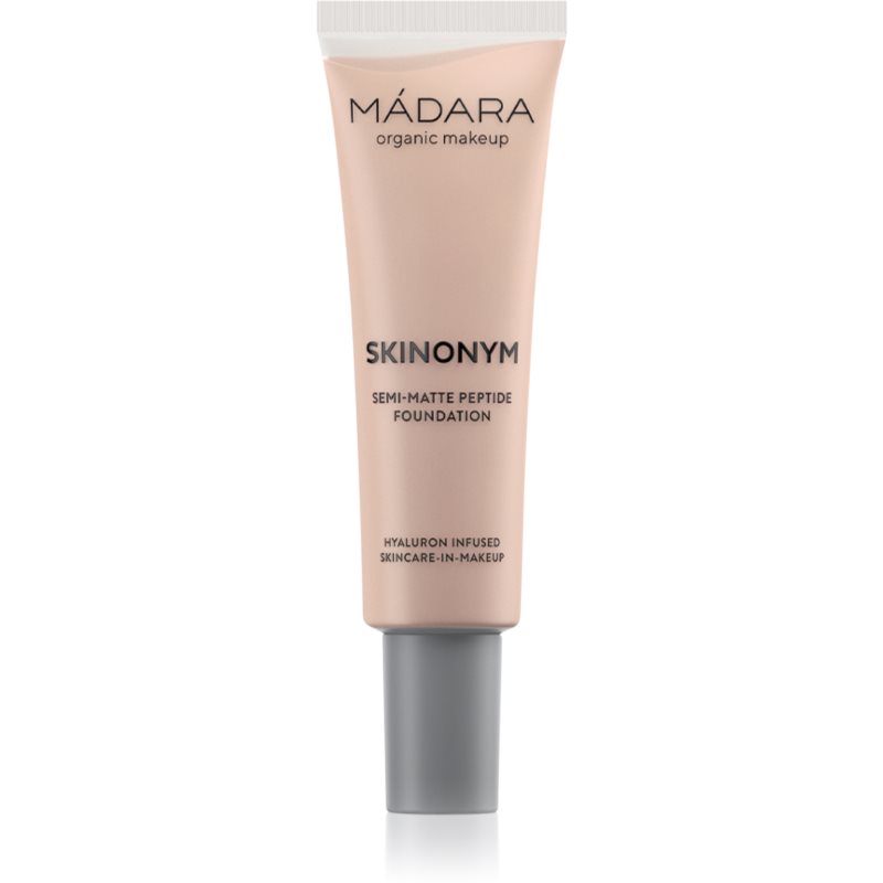MÁDARA Skinonym Semi-Matte Peptide tartós alapozó peptidekkel árnyalat Rose Ivory 30 30 ml-Ár