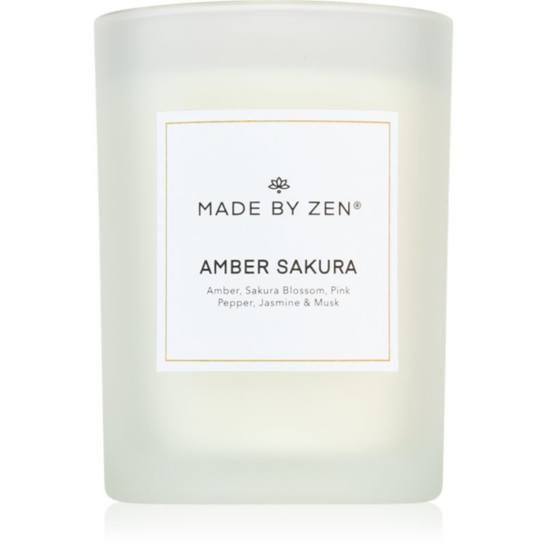 MADE BY ZEN Amber Sakura illatgyertya 250 g